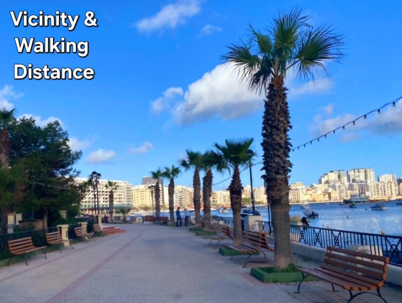 Modern Sliema Apartment Near Sea Luaran gambar
