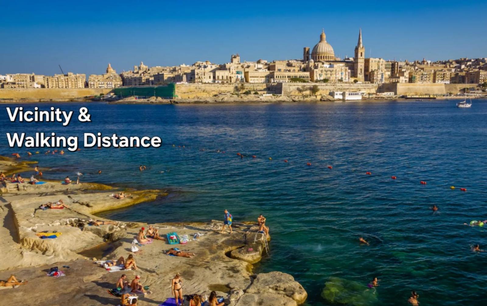 Modern Sliema Apartment Near Sea Luaran gambar